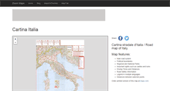 Desktop Screenshot of italia.zoom-maps.com