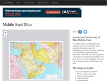 Tablet Screenshot of middleeast.zoom-maps.com